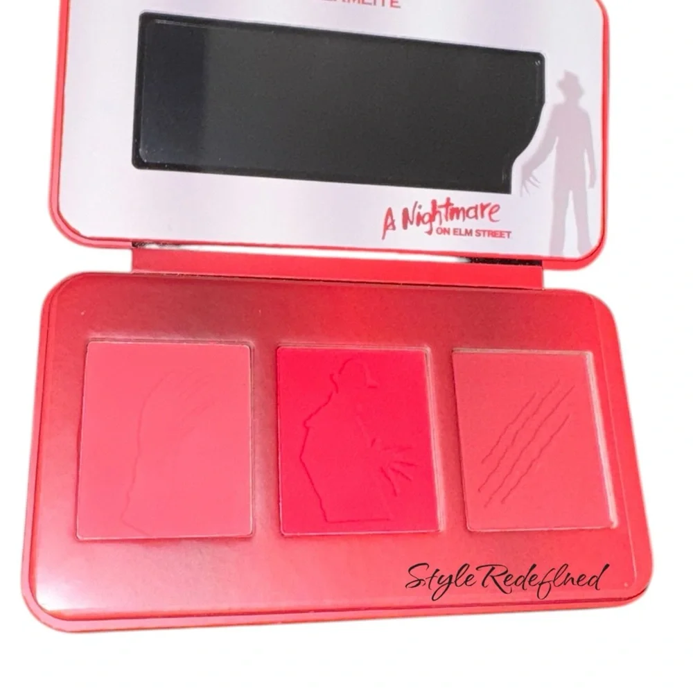 Nightmare on Elm Street x Glamite Chest of Souls Blush Trio